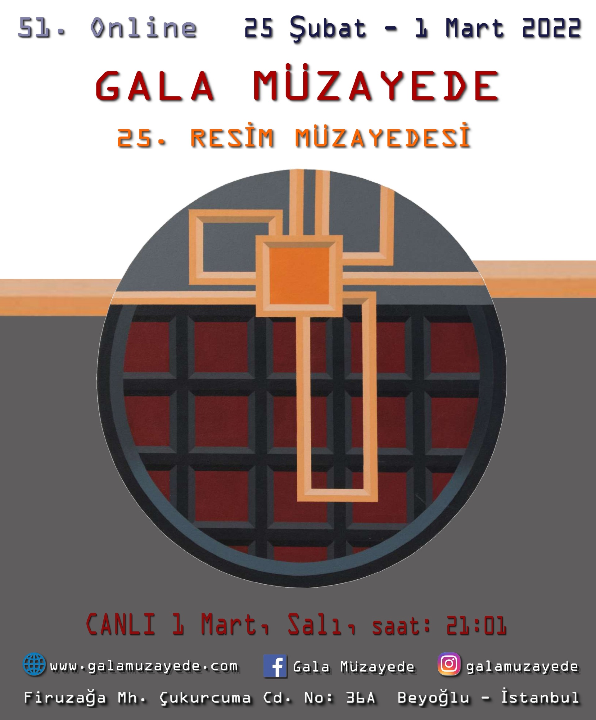 51. ONLINE 25. RESİM MÜZAYEDESİ - Gala Müzayede